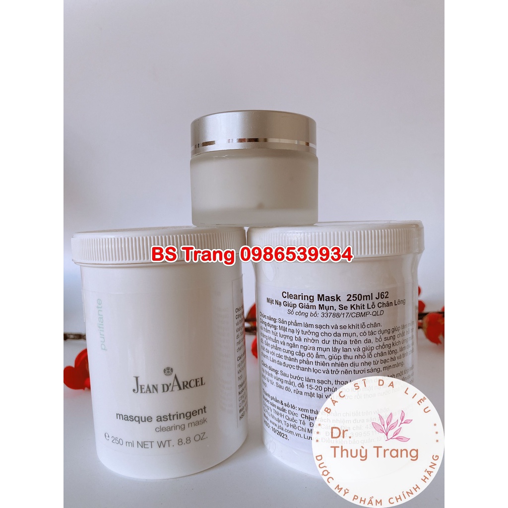 [Chính hãng] Mặt nạ đất sét cho da dầu mụn Jean D’Arcel Clearing Mask 50ml - 250ml