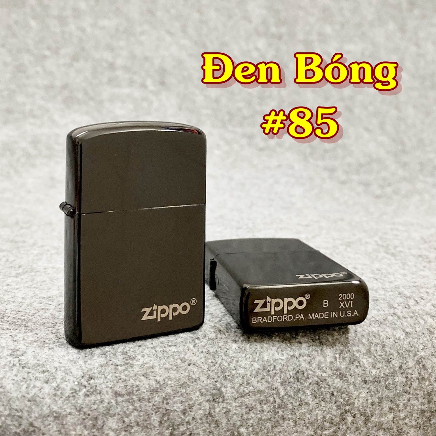 BẬT LỬA ZIPPO TRƠN BÓNG (CÓ MỘC ĐÁY) - (XÀI XĂNG)