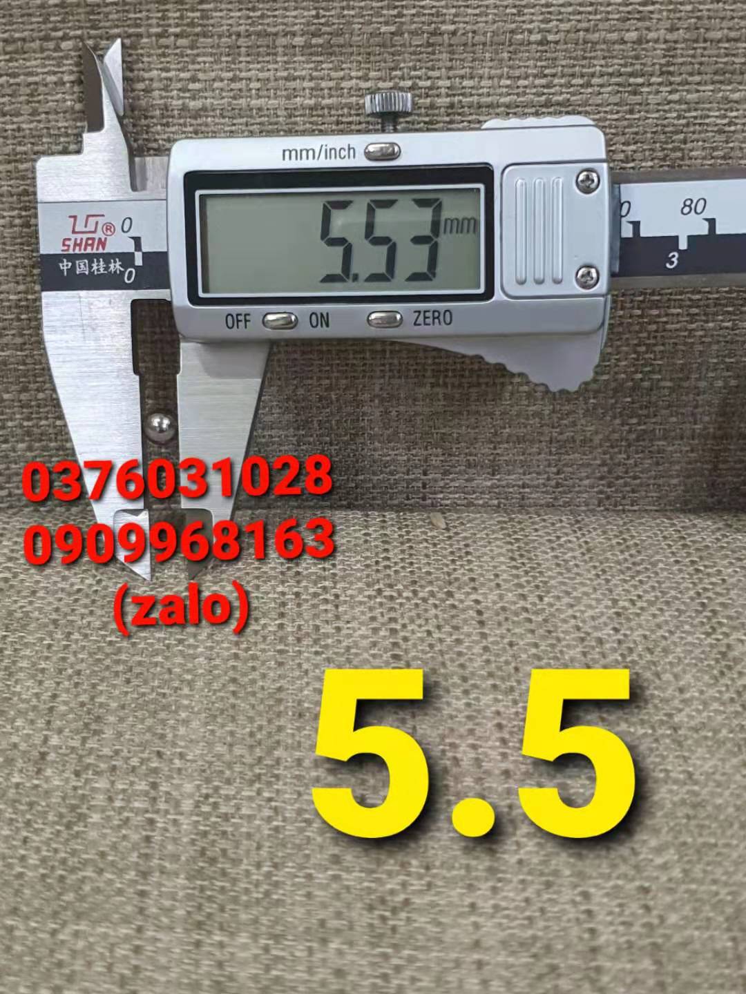 BI SẮT 5.5 (BỊCH 1KG)