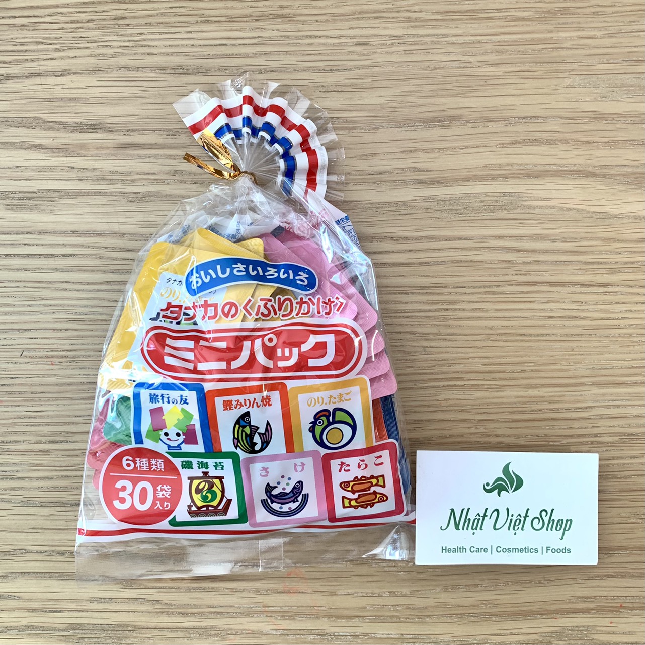 Gia Vị Rắc Cơm Cho Bé Mix 6 Vị Tanaka Foods 60gr (30 gói)