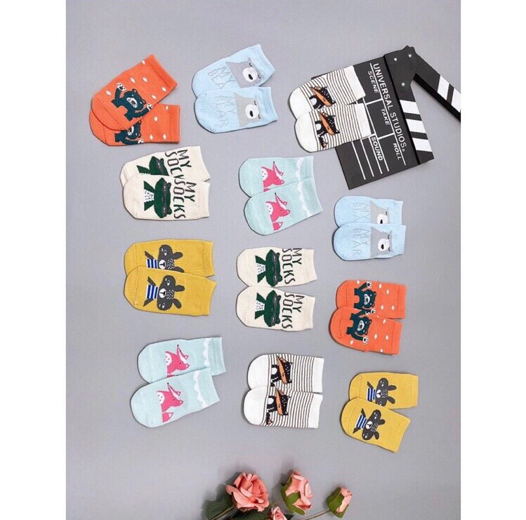 Tất Pony Kid Cổ Cao Chống Trượt ( sỉ lẻ đồ sơ sinh bebong86 )