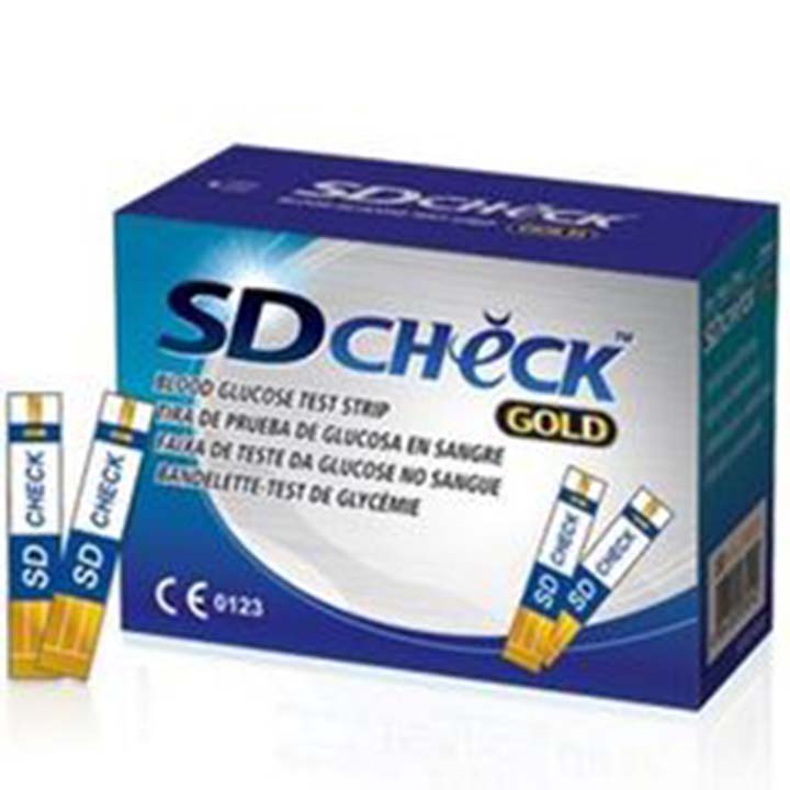Que thử đường huyết sd check gold