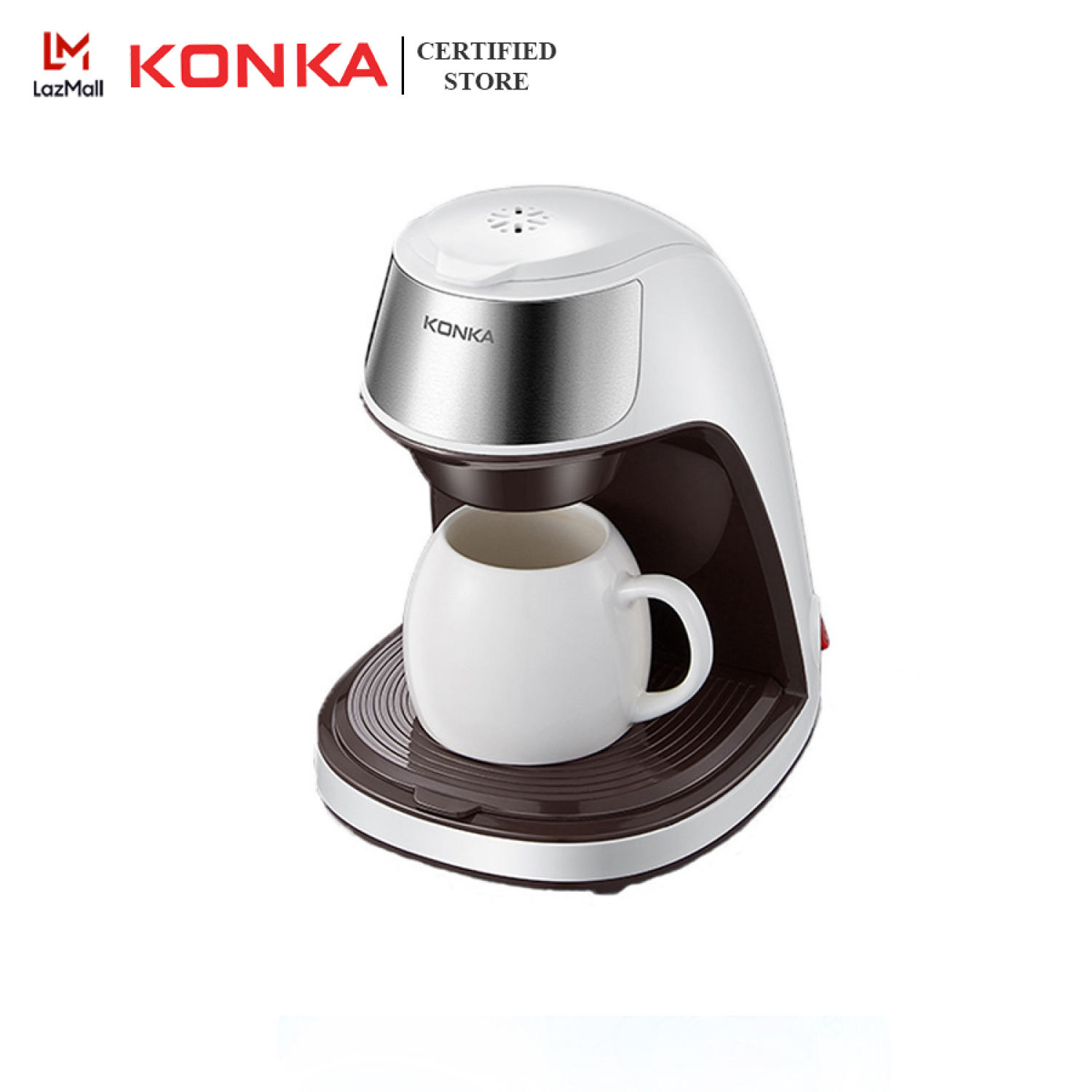 Máy Pha Cà Phê KONKA KCFCS2 dễ sử dụng công suất 450W pha cà phê nhỏ giọt thumbnail