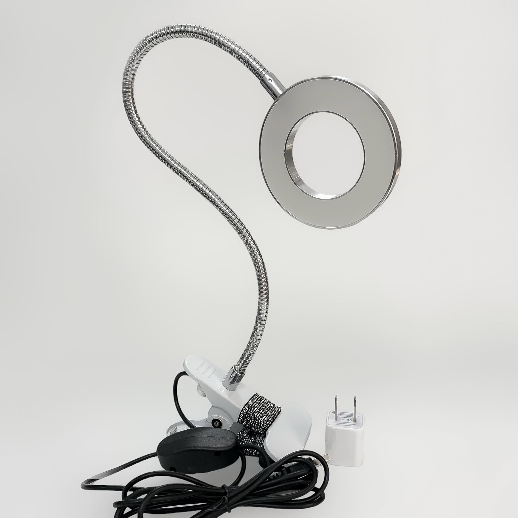 Đèn LED Mini Kẹp Bàn 2 Trong 1 Đa Năng Sử Dụng Cho Phun Xăm Thẩm Mỹ Nối Mi - DCPX ELLY ĐẶNG