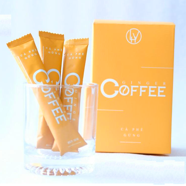 Cà Phê Gừng Giảm Cân Ginger Coffee LHV (Hộp 20 gói)