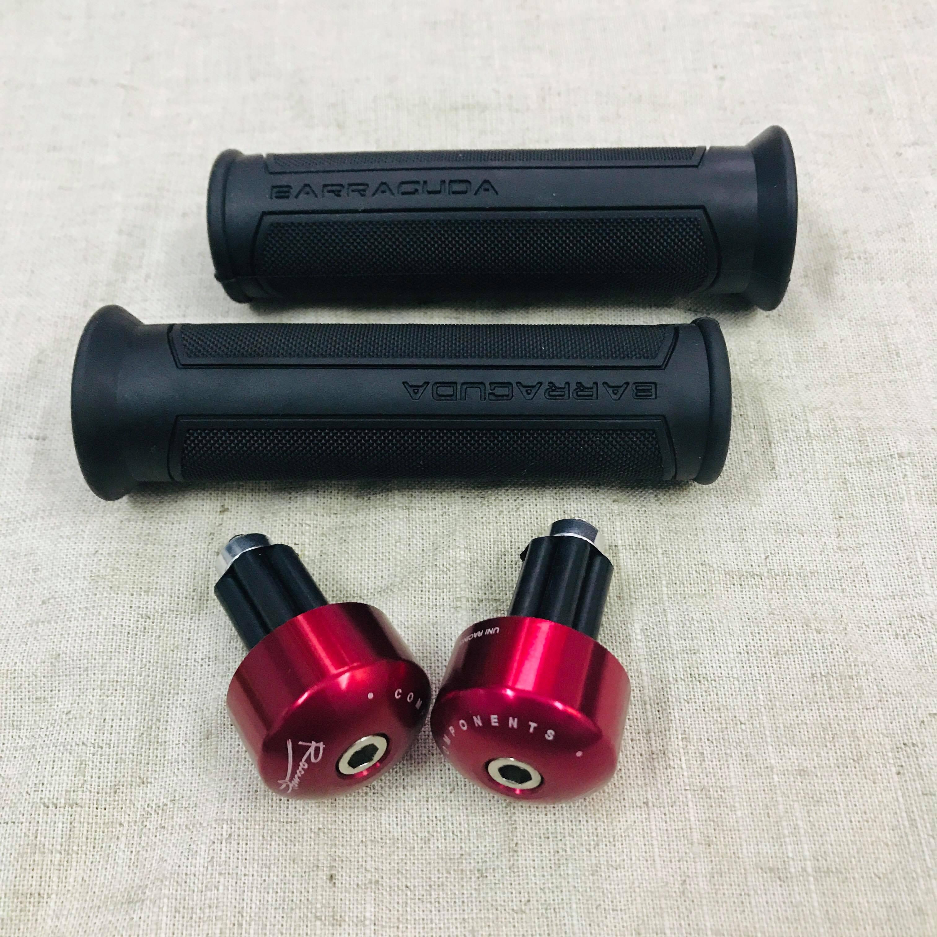 [CẶP ĐÔI HOÀN CẢNH] COMBO GÙ XE MÁY RACING BAO TAY BARRACUDA TRANG TRÍ XE MÁY (GÙ ĐEN)