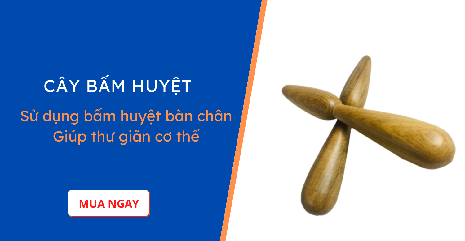 Dụng cụ day - ấn huyệt bằng gỗ