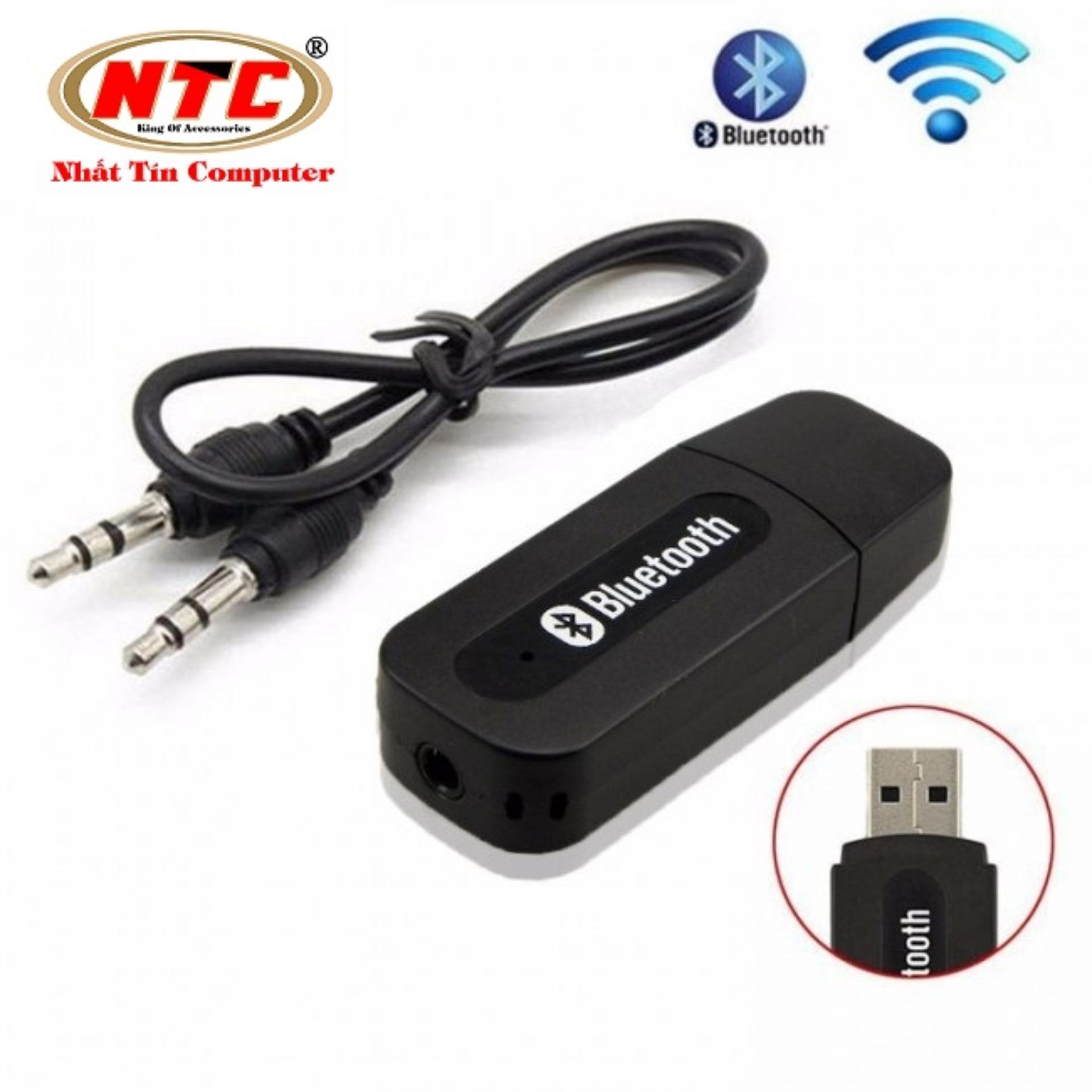USB Bluetooth 163 kết nối Loa Thường thành loa không dây (Đen)