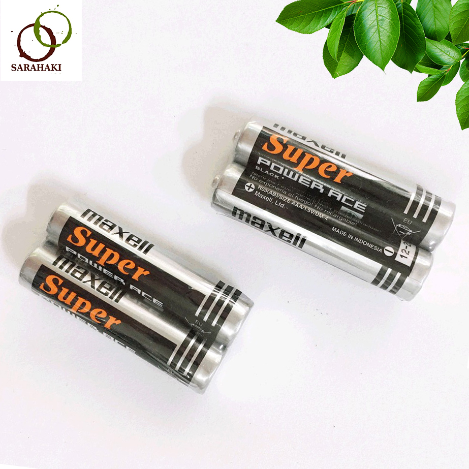 4 viên pin AAA Maxell chất liệu cacbon chính hãng