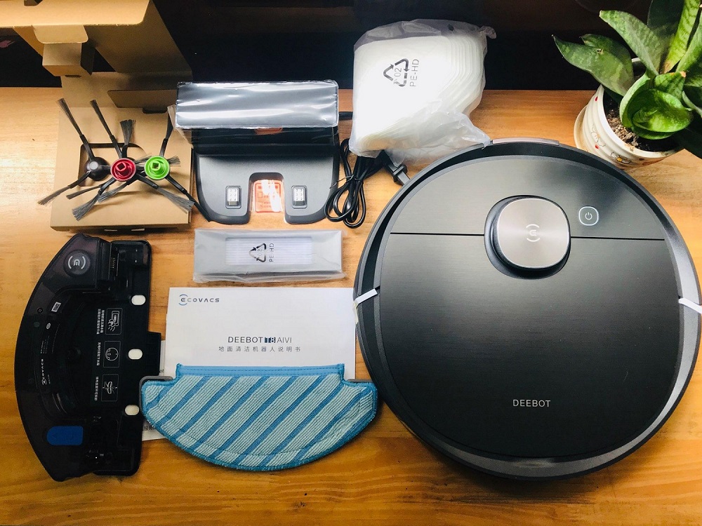 [HCM]Robot hút bụi lau nhà Ecovacs Deebot OZMO T8 AIVI