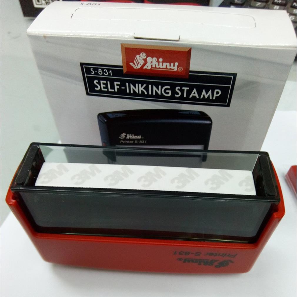 Khắc dấu Shiny S-831 Nội Dung 1 Dòng Dài