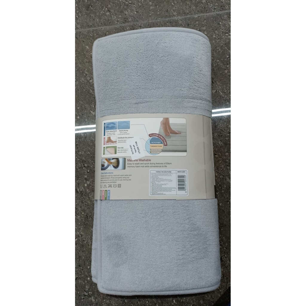 Thảm chùi chân Lock&Lock Memory Foam Basic MAT512, MAT513, MAT514