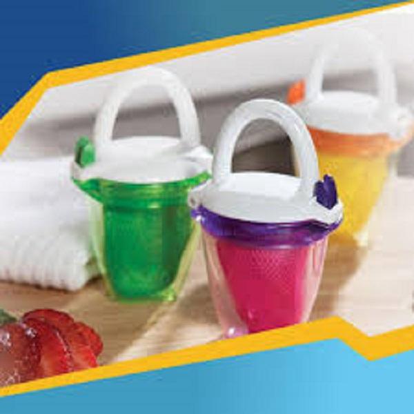 [HCM]Túi ăn chống hóc có nắp Munchkin 24183 (Đỏ)