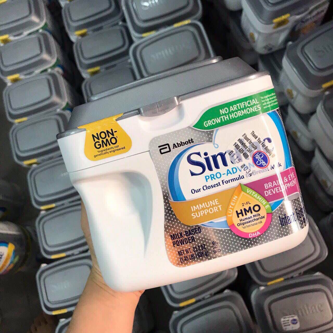 SỮA SIMILAC PRO ADVANCE HMO (NON GMO) (658G) (0-12 THÁNG TUỔI)