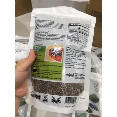 HẠT CHIA ĐEN MỸ SUNFOOD