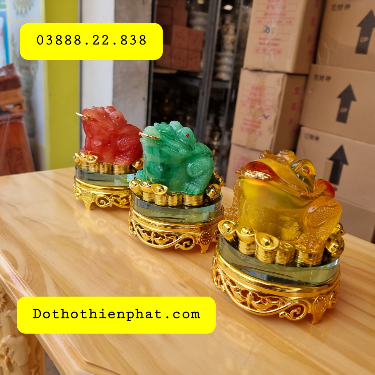 [HCM]Cóc Ngậm Tiền Phong Thủy loại 1