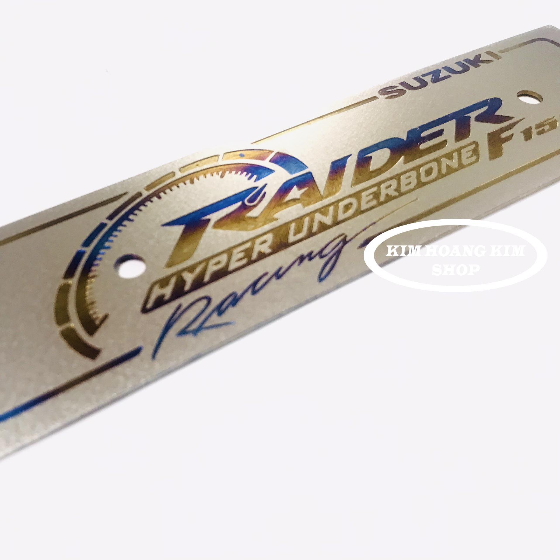 Bảng tên TiTanium Khò gắn Raider + 2 ốc Proti