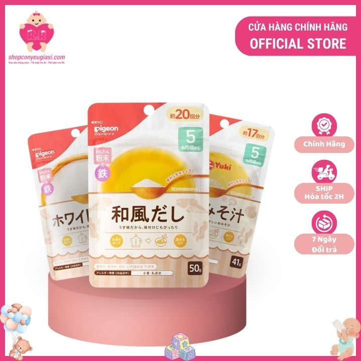 Bột Chế Biến Nước Dùng Dashi Pigeon 50g - Đủ vị
