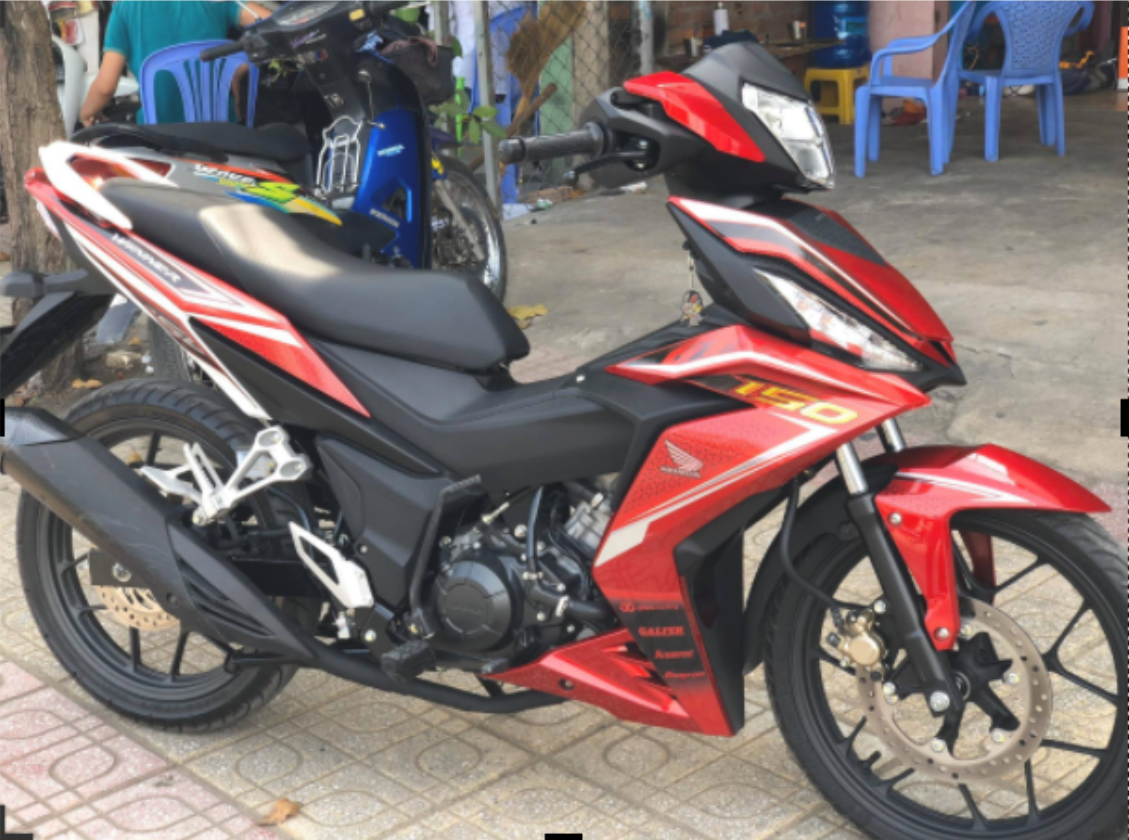 Tem rời winner zin dán xe đỏ