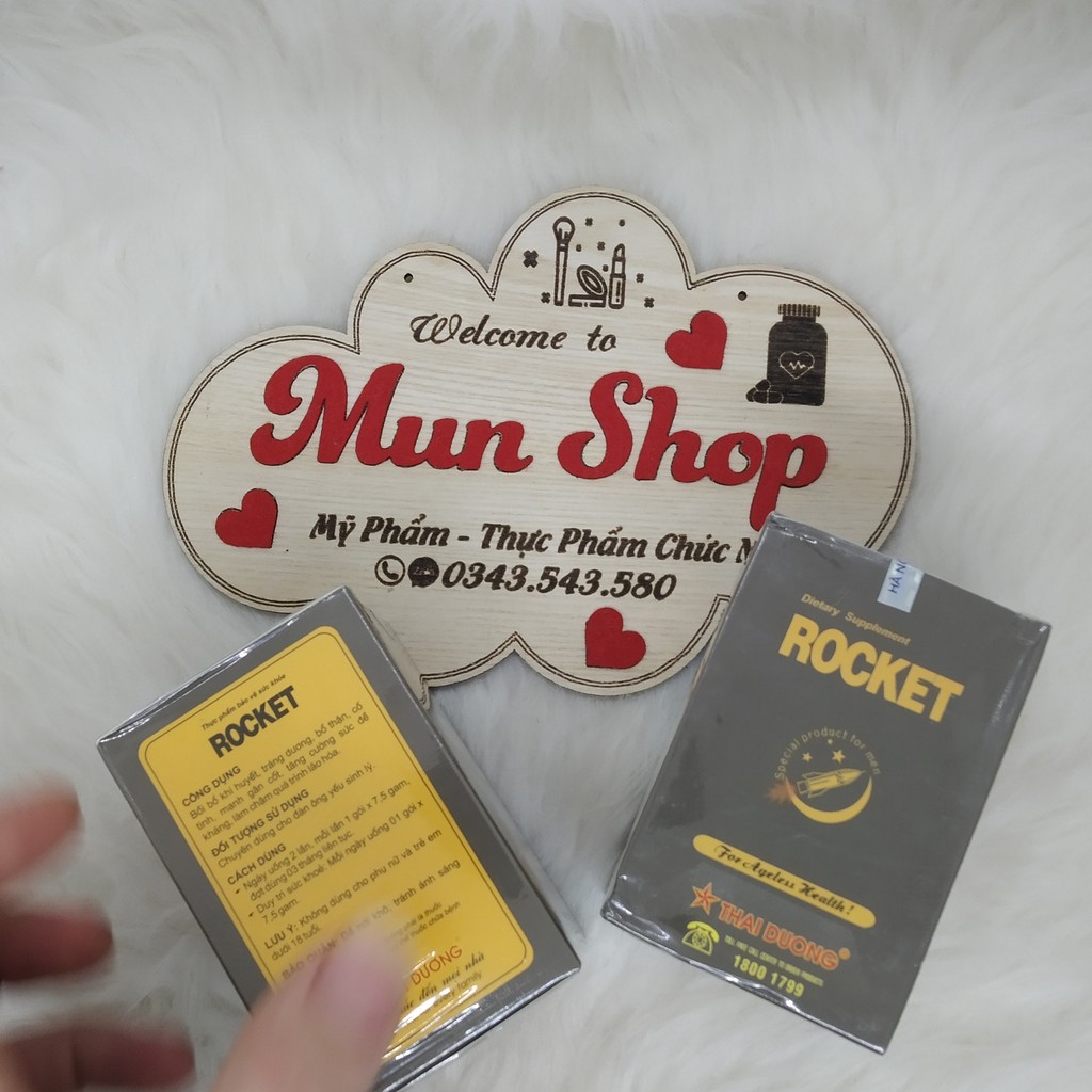 Viên Uống Rocket Hộp 10 Gói (Che Tên)