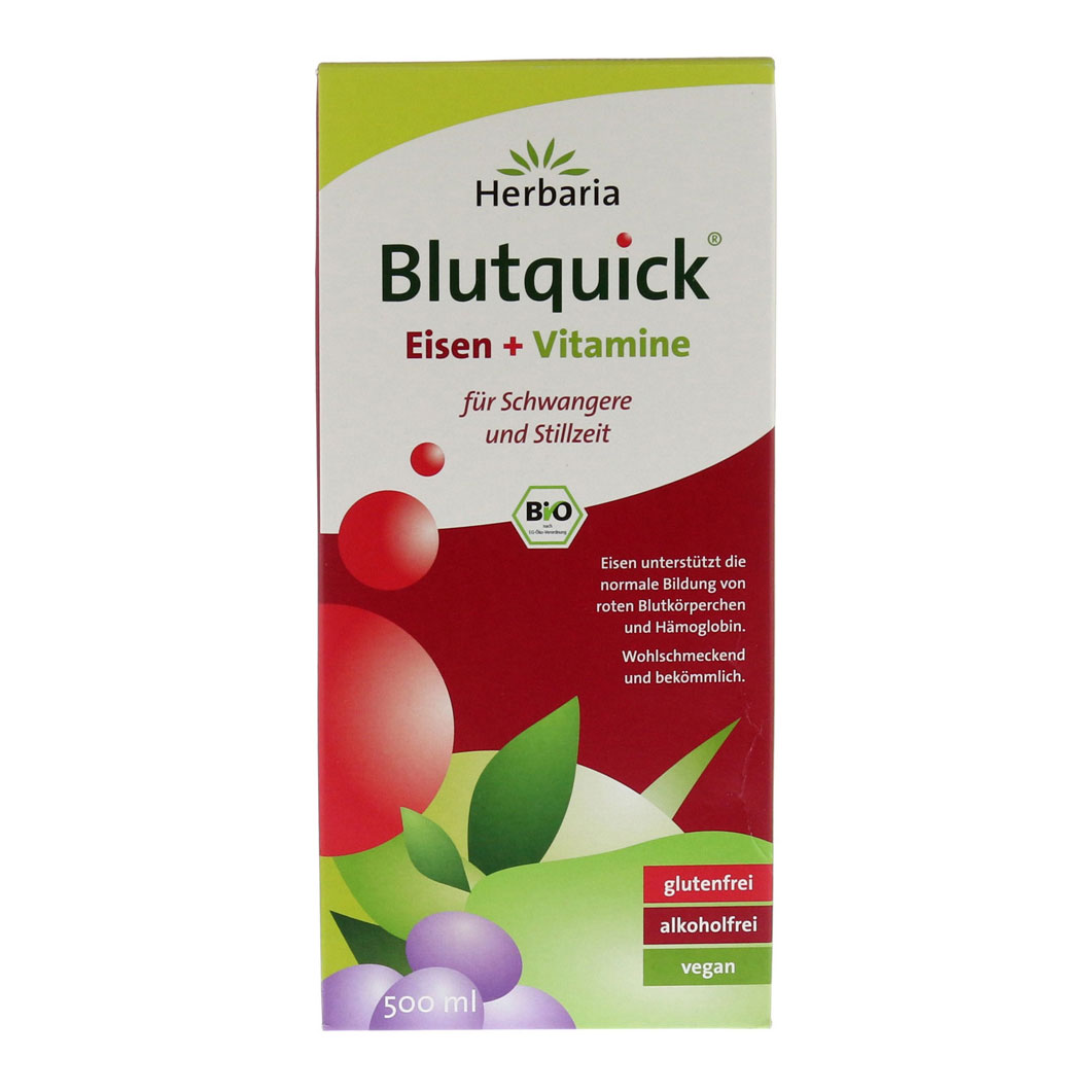 (HÀNG CHUẨN)Dung dịch bổ sung sắt hữu cơ Blutquick Đức