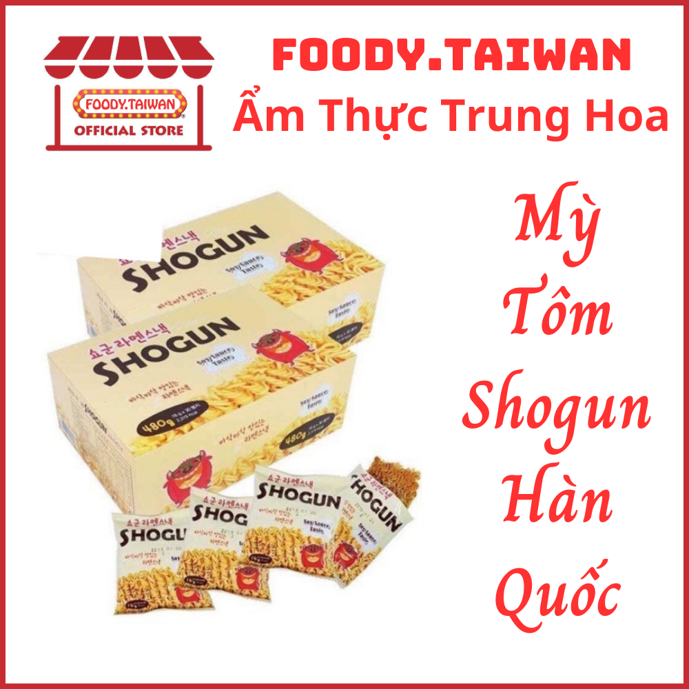 Mỳ Tôm Shogun - Mỳ Trẻ Em Ăn Liền Hàn Quốc Shogun - Gói 18G - foody.taiwan