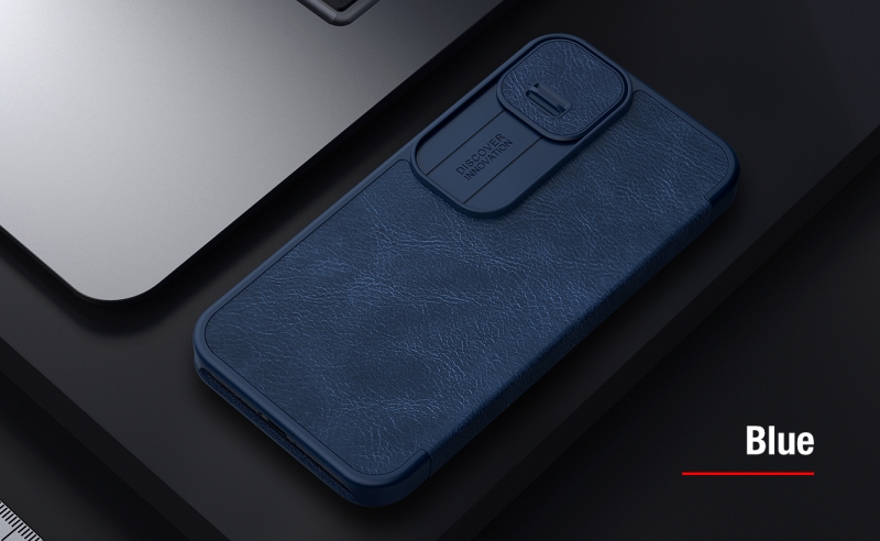 Bao Da iPhone 13 Pro Max Hiệu Nillkin Qin Pro Leather