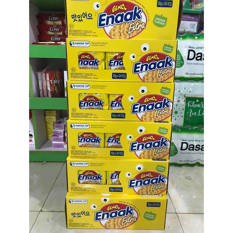 [HN] Mì ENAAK 30Gx24 gói - mì ăn sống (date mới nhất)