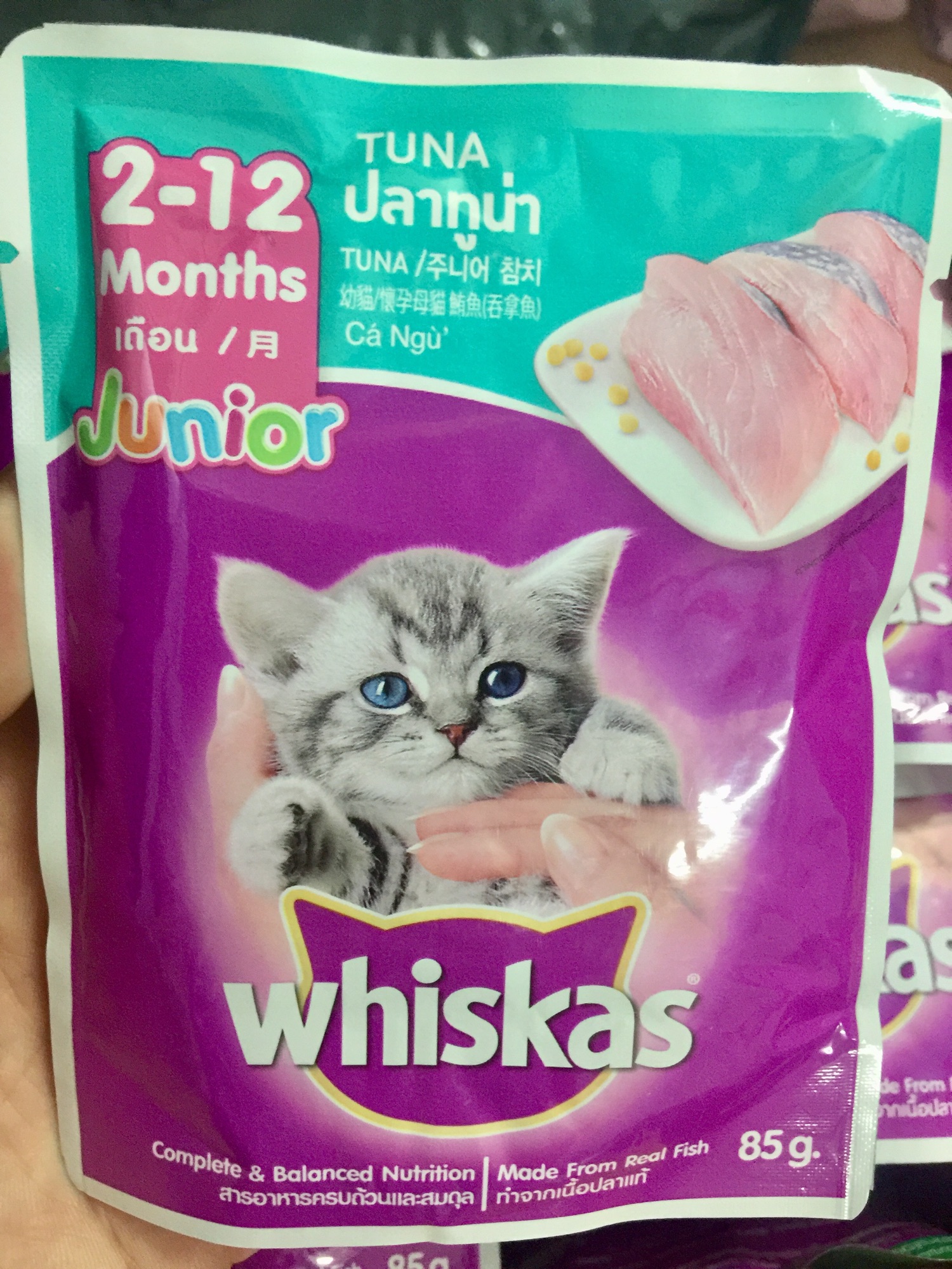 [HCM]Thùng 24 Gói Pate Whiskas . Mix vị
