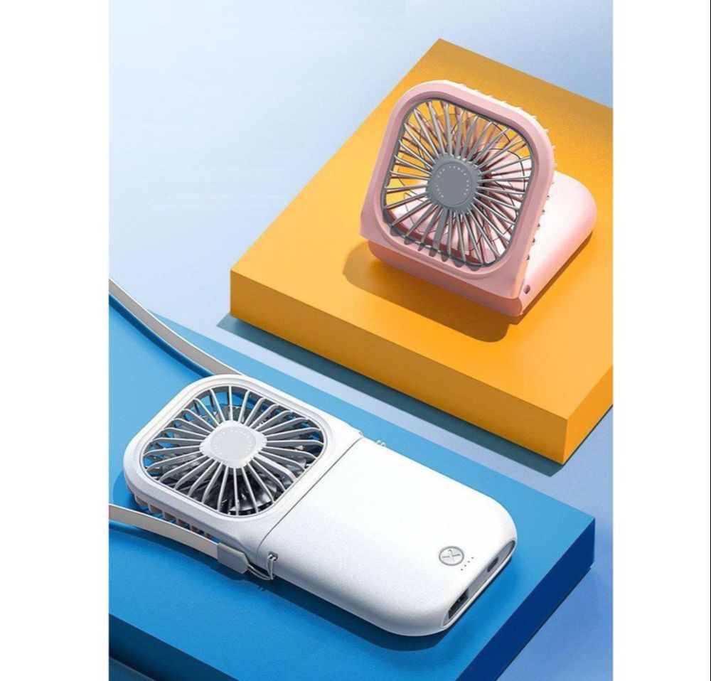 Sạc dự phòng mini powerbank 20000 mah - sạc dự phòng 4 đầu sạc powerbank 20.000 mah - sạc dự phòng kèm quạt mini 3000 mah