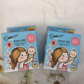 2 Hộp - Combo 100 túi trữ sữa mẹ 250ml Sunmum không BPA - Thái Lan thumbnail