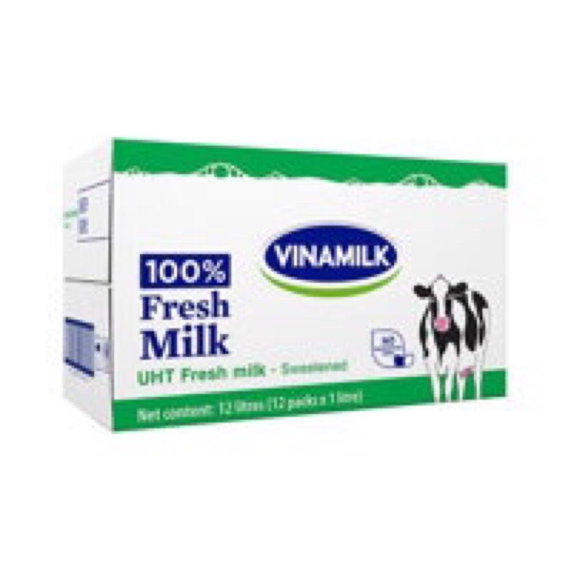 Sữa Vinamilk 1L Ko Đường (12 Hộp)