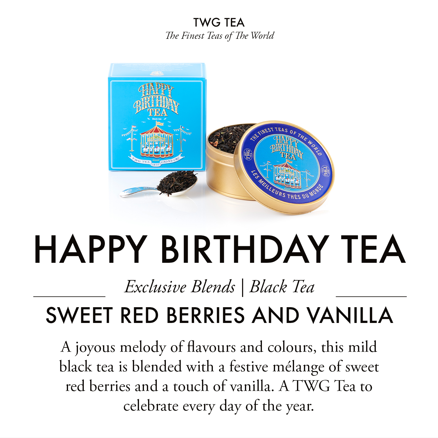 Trà TWG Tea - Happy Birthday Tea (100g) | Trà Đen