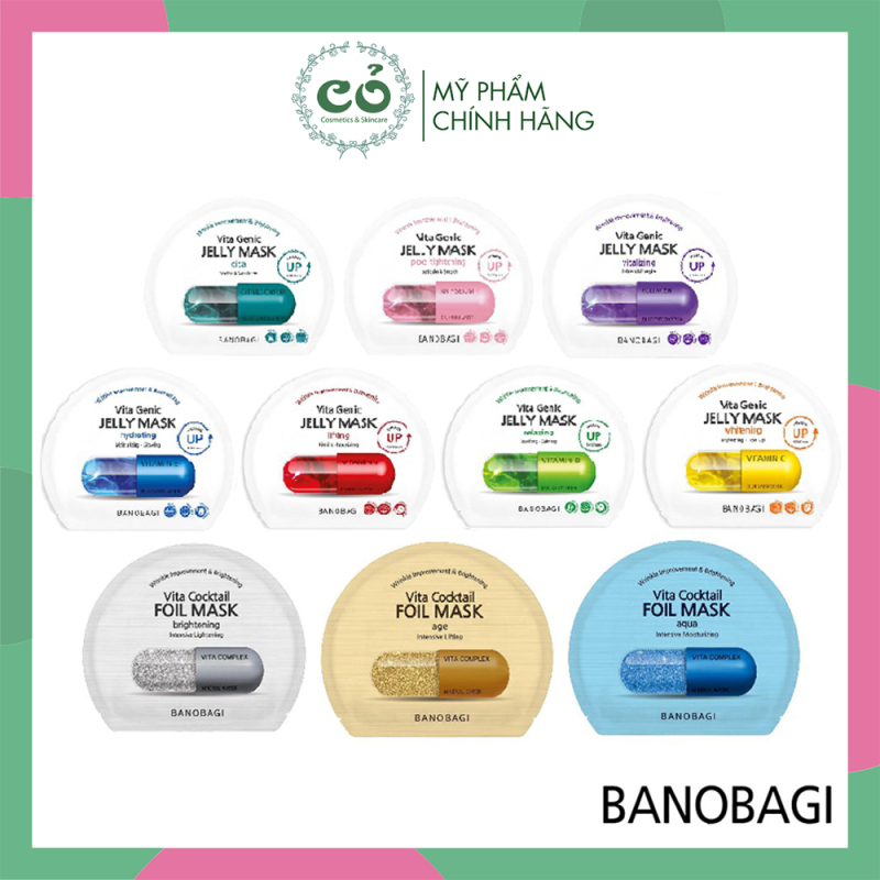 Mặt Nạ Giấy Bổ Sung Vitamin Cho Da BANOBAGI Vita Mask 30g nhập khẩu