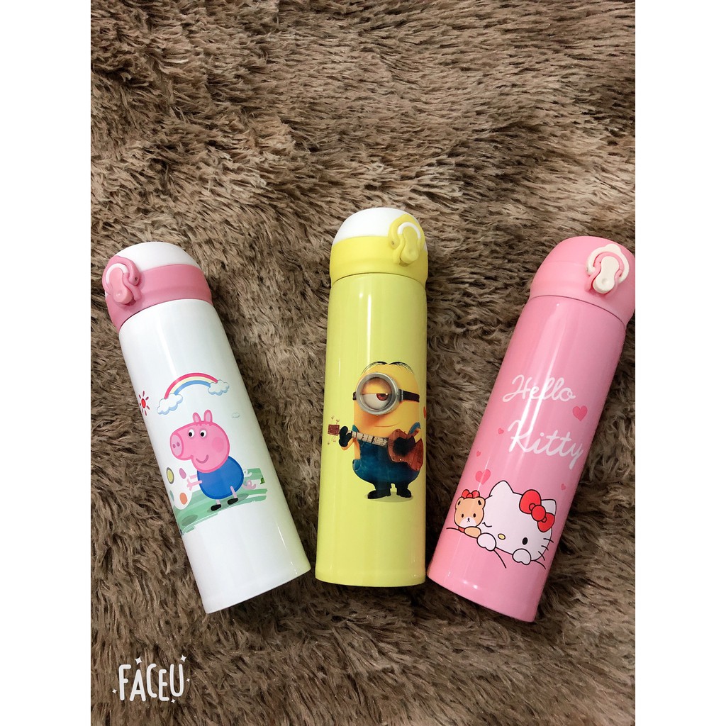 Bình giữ nhiệt hoạt hình siêu yêu 500ml