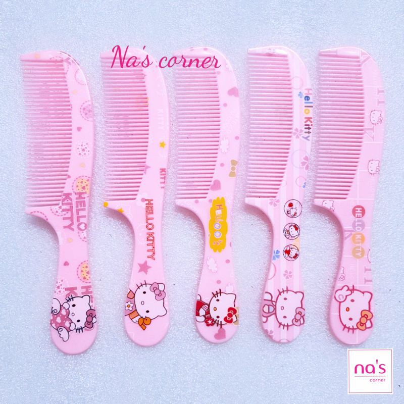 Lược nhựa size lớn dài 21-22cm Hello kitty dễ thương