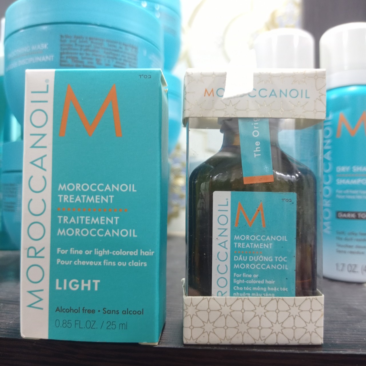 [HCM]Tinh dầu dưỡng tóc Moroccanoil Treatment Light 25ml