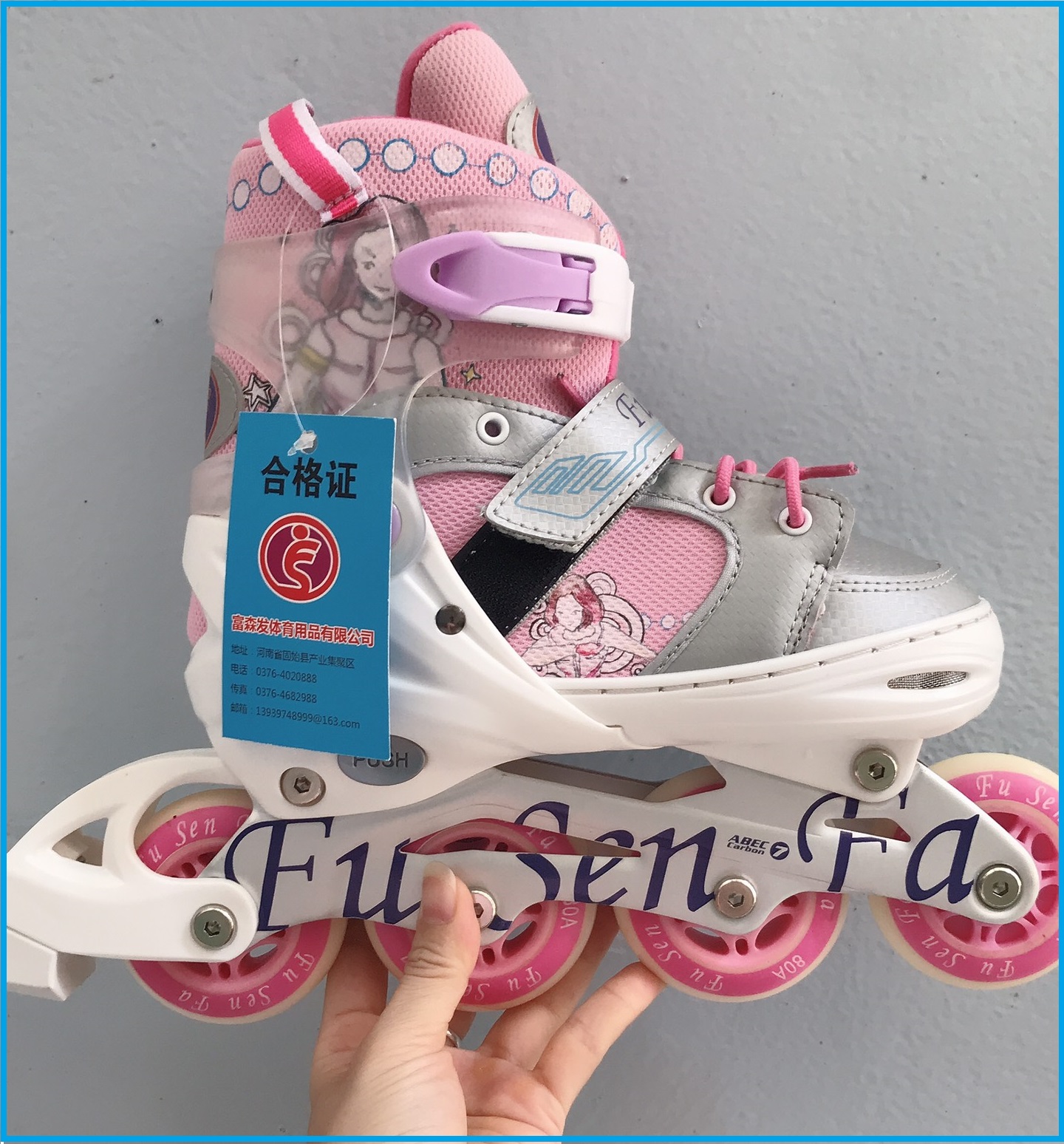 [Hat + gloves] Inline skates - Adjustable boys and girls inline skates, professional inline skates for beginners