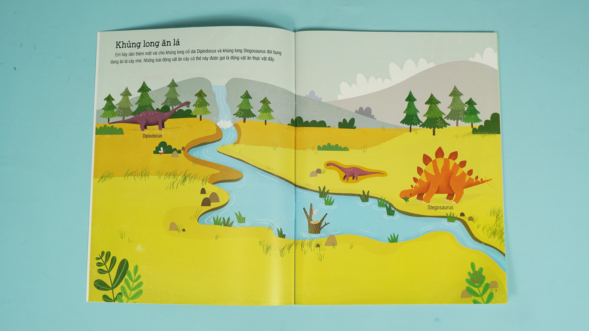First sticker book - Sách dán hình đầu đời cho bé - Khủng long