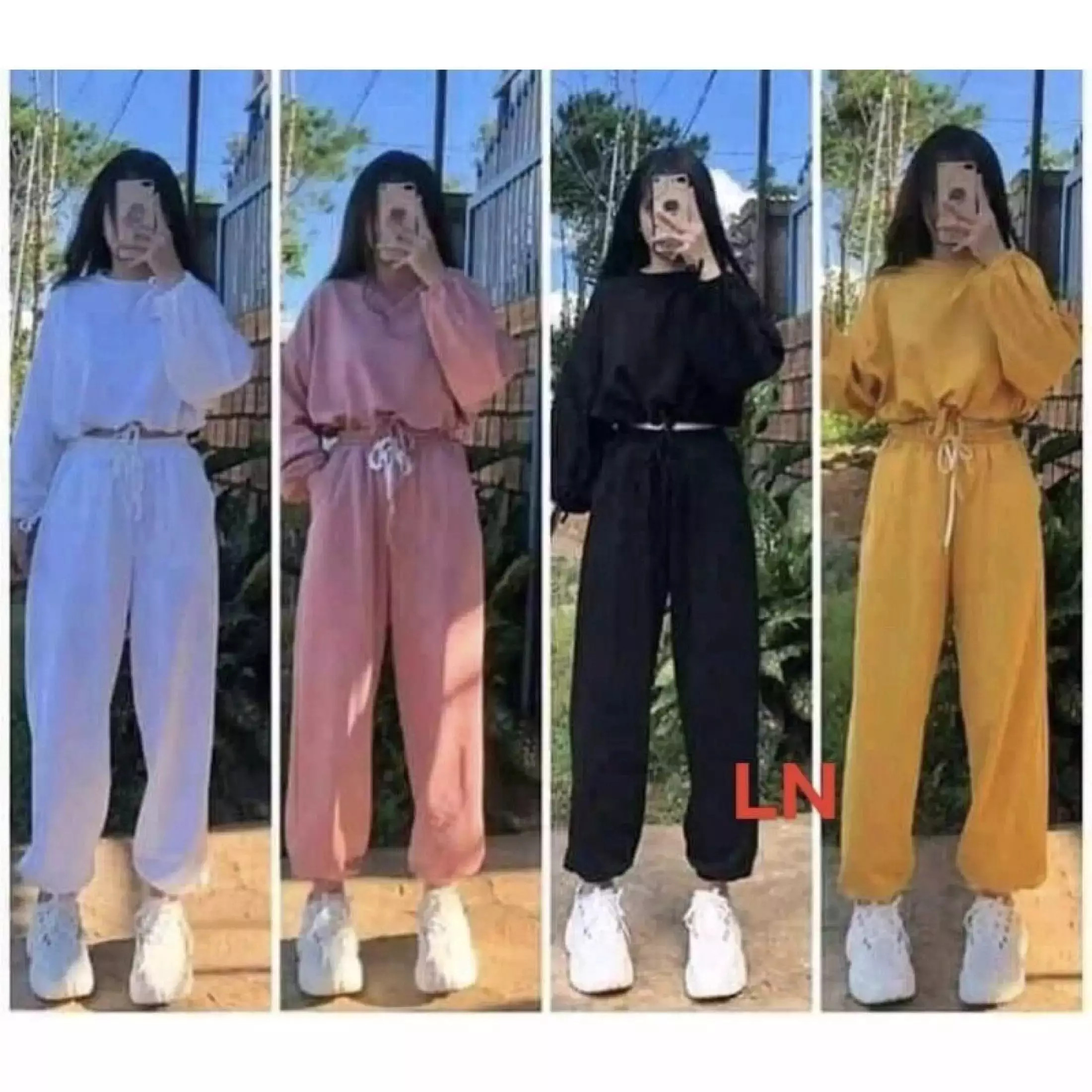 SÉT BỘ CROP TOP RÚT EO CÁ TÍNH CHO CÁC NÀNG