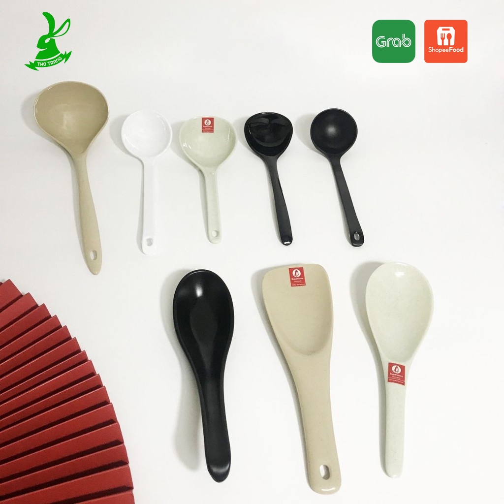 Vá Cơm Vá Múc Canh Nhựa Melamine Superware Thái Lan