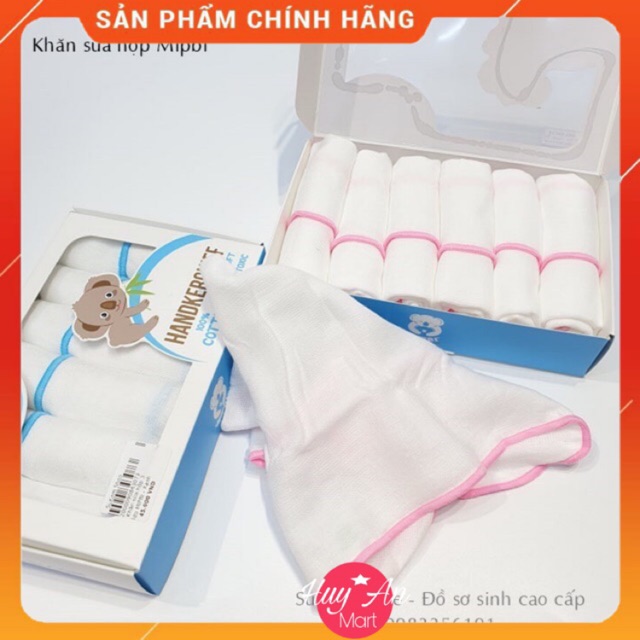 [FREESHIP] Combo 6c khăn sữa 2,3,4 lớp Mipbi 100% COTONG Siêu mềm