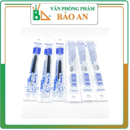 Ruột bút ký pentel chính hãng nhật bản - nét 0.5/ 0.7/ 1.0mm màu xanh/ đỏ