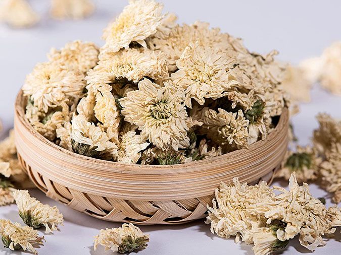 [Túi 1kg] Hoa Cúc Trắng (white chrysanthemum) Sấy Khô - Loại Đẹp - 100% Thiên Nhiên