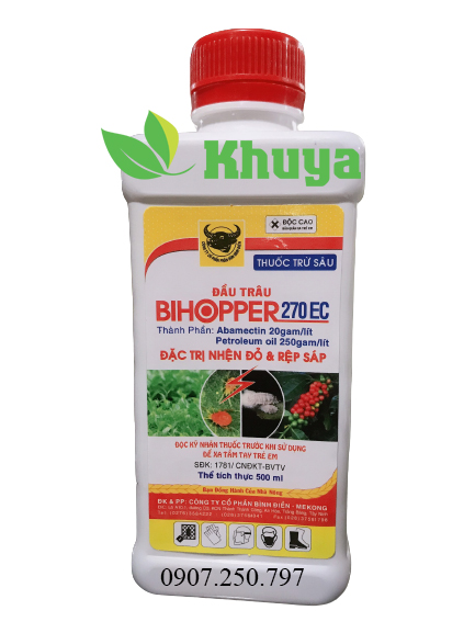 Thuốc trừ sâu nhện đỏ Bihopper 270 EC 500ml