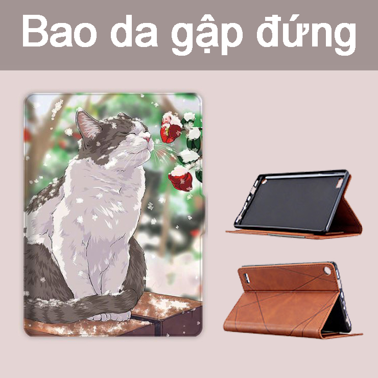 [Hoàn Tiền MAX] Bao da gập đứng dành cho máy đọc sách Kindle Basic 10th 10th Generation - 2019 (Leather cover for Kindle Basic 10th 10th Generation ereader)