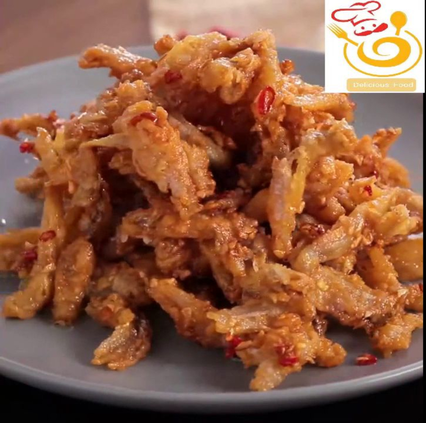 Cá cơm rim tỏi ớt - 0,5kg loại ngon