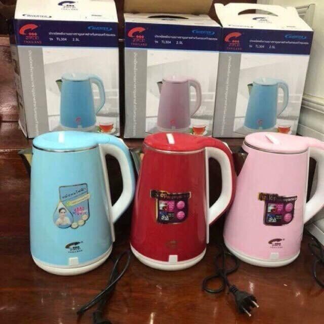 Ấm siêu tốc 2 lớp Thái Lan 2.5L