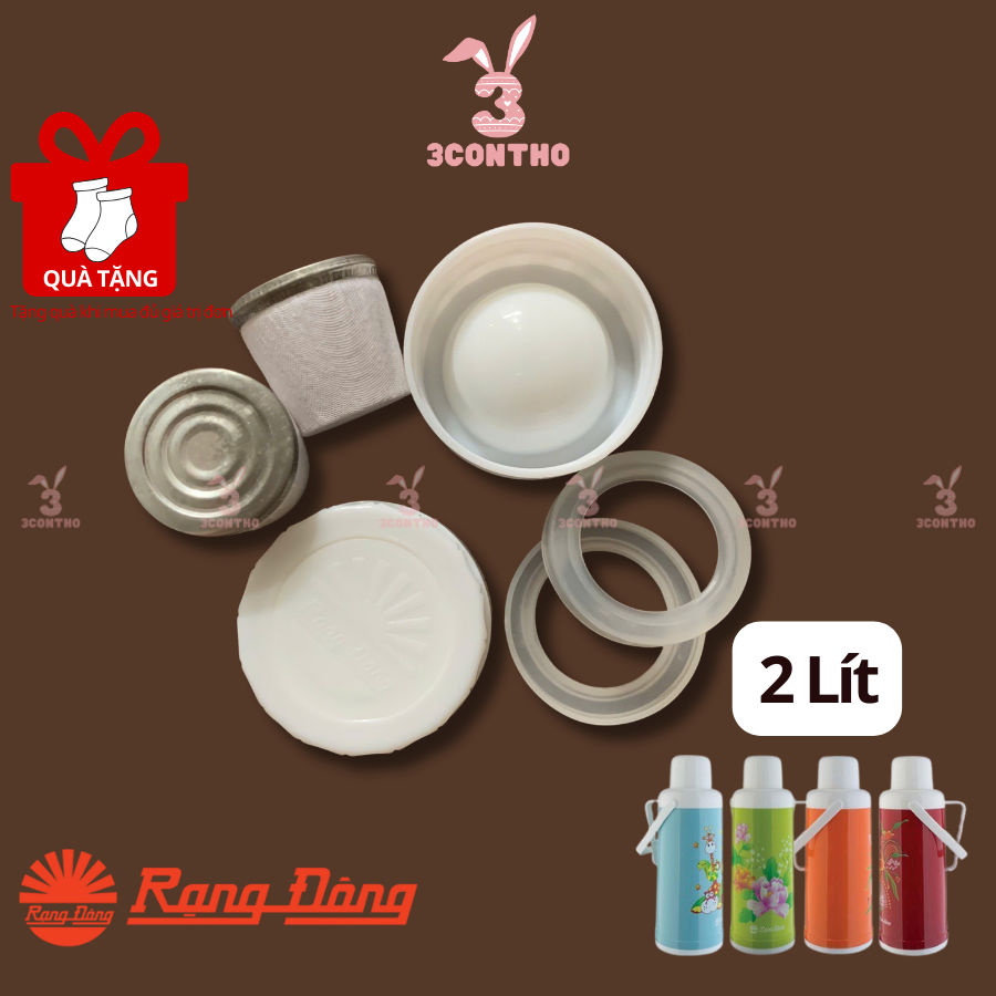 [HỎA TỐC] [MẪU MỚI] Nắp phích 2 lít Rạng Đông mã 2035N3, 2035N10E, 2035N1E, 2035N6X, 2035N5, 2035ST2 nút nhựa, gioăng ron nắp thay thế phụ kiện thay thế bình thủy 2035