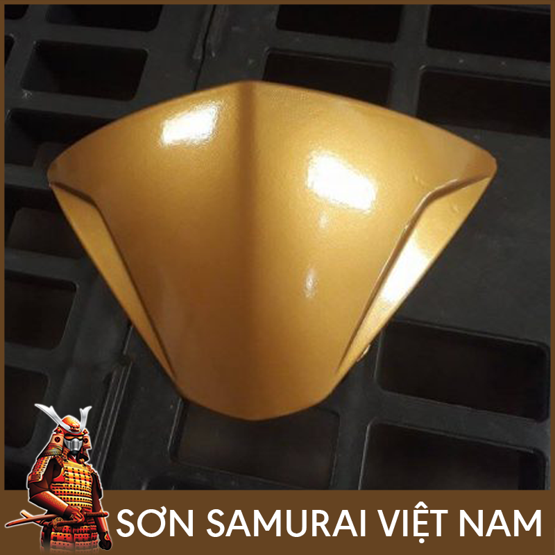 Sơn samurai 123- Chai sơn màu vàng ánh kim sơn xịt samurai